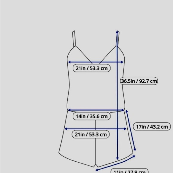 Justfab Women’s Romper Shorts XL Black Button Down V-Neck Elastic Waist Puff Slv - Picture 11 of 11